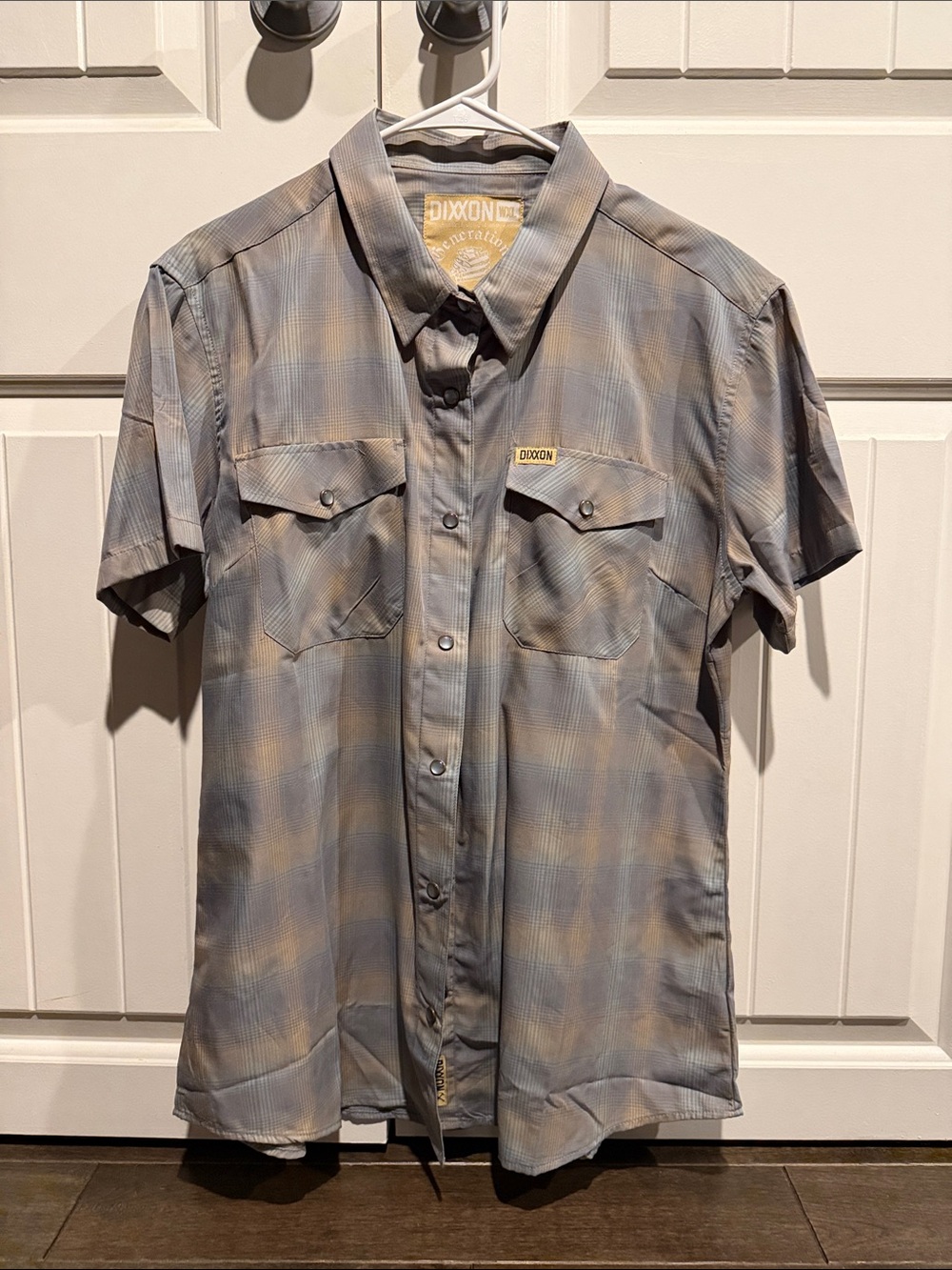 Dixxon Women’s Short Sleeve Plaid Workshirt - WXL gently used